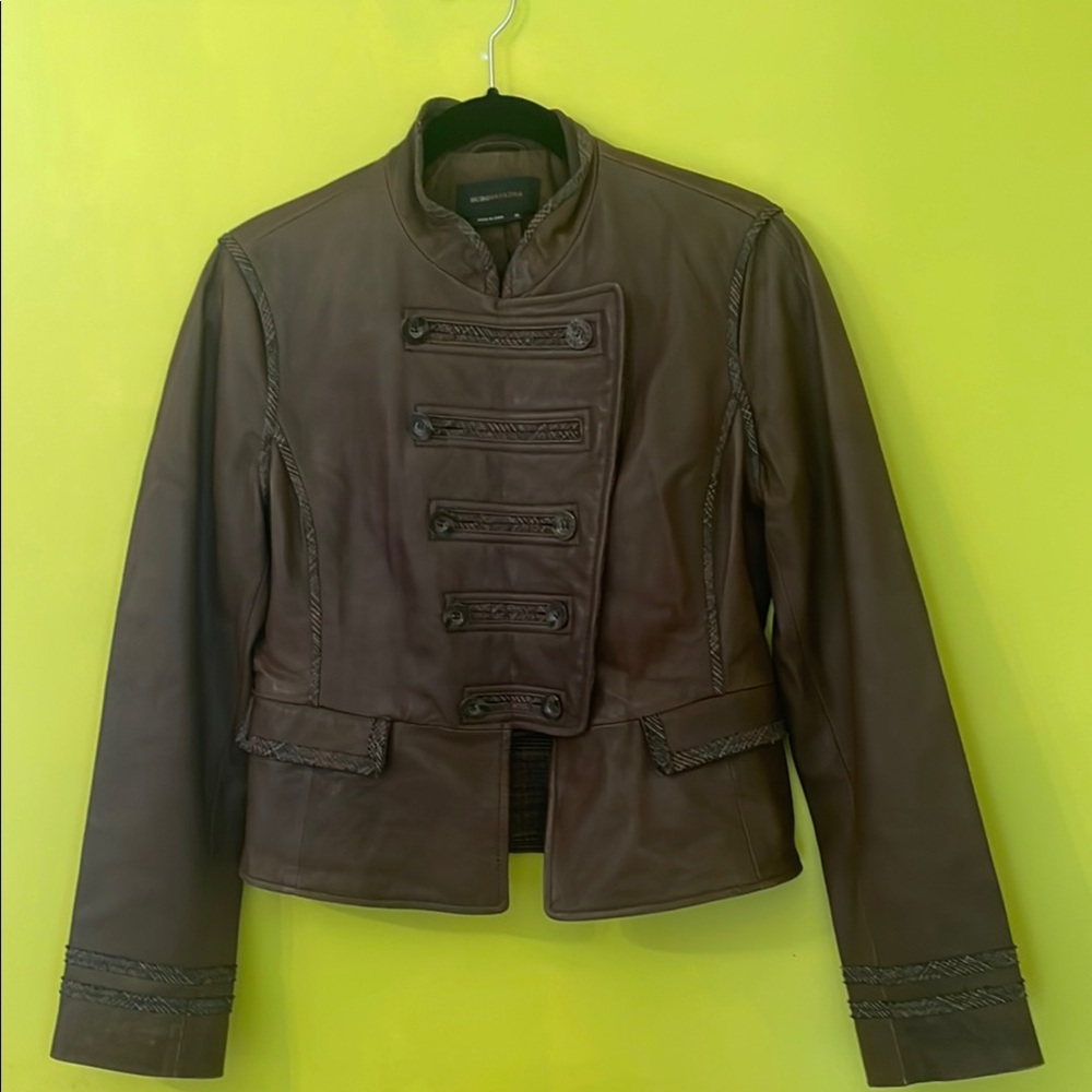 Brown Military Style Women's Jacket